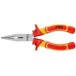 Cleste cu cioc semirotund si muchie taietoare 6" 1000V VDE NEO TOOLS 01-223 HardWork ToolsRange
