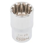 Tubulara hexagonala Spline 1/2", 17 mm Neo Tools 08-589 HardWork ToolsRange