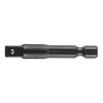 Adaptor de impact 1/4"- HEXAGONAL LA 1/4"- PATRAT GRAPHITE 56H555 HardWork ToolsRange