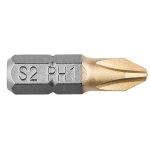 Set biti PH1X25mm 1/4" 2buc. GRAPHITE 57H960 HardWork ToolsRange