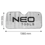 Protectie dubla pentru parbriz/parasolar 1380x700 mm NEO TOOLS 10-471 HardWork ToolsRange
