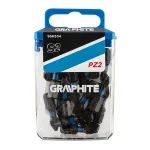 Set biti de impact PZ2X25mm 1/4" 20buc. GRAPHITE 56H534 HardWork ToolsRange