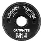 Piulita cu actiune rapida pentru polizor unghiular M14 GRAPHITE 56H421 HardWork ToolsRange