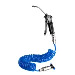 Set pistol pentru suflat cu furtun 5m spiralat 1/4"M&F HardWork ToolsRange