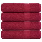 Prosoape de mână 4 buc Bordeaux 50x100 cm 360 g/m² 100% bumbac GartenMobel Dekor