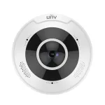 Camera IP Fisheye UNV 12MP, 360, IR 15m, Alarma, Audio, Heatmap, PoE, IP67, IK10, IPC86CEB-AF18KC-I0 SafetyGuard Surveillance