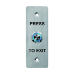 Buton de iesire, montaj ingropat, inox, LED, NO-NC-COM, 115 x 40 mm CSB-408L SafetyGuard Surveillance