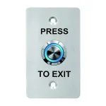 Buton de iesire, montaj ingropat, inox, LED, NO-NC-COM, 86 x 50 mm CSB-508L SafetyGuard Surveillance