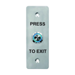 Buton de iesire, montaj ingropat, inox, LED, NO-NC-COM, IP65, 115 x 40 mm CSB-408LW SafetyGuard Surveillance