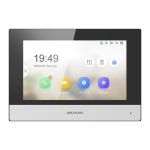 Monitor videointerfon Touch Screen TFT LCD 7 inch conectare 2 fire Wifi - Hikvision DS-KH6320Y-WTE2 SafetyGuard Surveillance