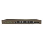 Switch 24 porturi Gigabit, 4 porturi SFP Gigabit, Management - TENDA TND-TEG5328F SafetyGuard Surveillance