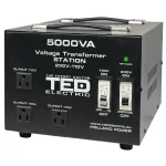 Transformator 230-220V la 110-115V 5000VA/4000W cu carcasa TED000255 SafetyGuard Surveillance