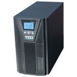 UPS 2000VA Online, dubla conversie, managenent, 3 schuko, A0114954 SafetyGuard Surveillance