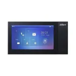 Monitor videointerfon Dahua VTH2421FB-P, IP touch screen 7 inch 1024x600, IPC surveillance, Audio bidirectional, Alarma 6/1, SD 8GB, PoE, negru SafetyGuard Surveillance