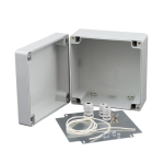 Doza exterior cu placa metalica montaj echipamente SafetyGuard Surveillance