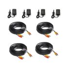 Pachet complet accesorii montaj 4 camere supraveghere hd 1 MP SafetyGuard Surveillance