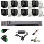 Sistem supraveghere profesional Hikvision 8 camere 5MP Turbo HD IR 40m SafetyGuard Surveillance