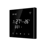 Termostat cu fir pentru aer conditionat BeOk TGT70WIFI-AC4, Compatibil cu sisteme HVAC, Aplicatia Smart Life SmartElectro IntelligentHouse