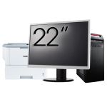 Pachet Calculator LENOVO ThinkCentre E73 Tower, Intel Core i5-4460s 2.90GHz, 8GB DDR3, 240GB SSD, DVD-RW + Monitor 22&quot; &amp; Imprimanta Brother HL-L6300DW NewTechnology Media