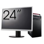 Pachet Calculator LENOVO ThinkCentre E73 Tower, Intel Core i5-4460s 2.90GHz, 8GB DDR3, 240GB SSD, DVD-RW + Monitor 24&quot; NewTechnology Media