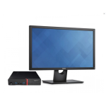 Pachet Calculator Refurbished Lenovo ThinkCentre M700 Mini PC, Intel Core i5-6400T 2.20 - 2.80GHz, 8GB DDR4, 256GB SSD + Monitor 24 Inch + Windows 10 Pro NewTechnology Media