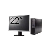 Pachet Calculator Second Hand DELL OptiPlex 3070 SFF, Intel Core i3-9100 3.60 - 4.20GHz, 8GB DDR4, 256GB SSD + Monitor 22" NewTechnology Media