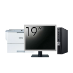 Pachet Calculator Second Hand DELL OptiPlex 5060 Mini PC, Intel Core i5-8500T 2.10-3.50GHz, 16GB DDR4, 512GB SSD + Monitor 19&quot; + Imprimanta Brother HL-L6300DW NewTechnology Media