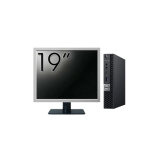 Pachet Calculator Second Hand DELL OptiPlex 5060 Mini PC, Intel Core i5-8500T 2.10-3.50GHz, 8GB DDR4, 256GB SSD + Monitor 19&quot; NewTechnology Media