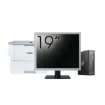 Pachet Calculator Second Hand Fujitsu Esprimo Q958 Mini PC, Intel Core i5-8400 2.80 - 4.00GHz, 8GB DDR4, 256GB SSD + Monitor 19" + Imprimanta Brother HL-L6300DW NewTechnology Media