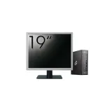 Pachet Calculator Second Hand Fujitsu Esprimo Q958 Mini PC, Intel Core i5-9500 3.00 - 4.40GHz, 8GB DDR4, 256GB SSD + Monitor 19" NewTechnology Media