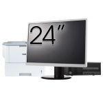 Pachet Calculator Second Hand HP 280 G2 SFF, Intel Core i3-6100 3.70GHz, 8GB DDR4, 500GB HDD, DVD-ROM + Monitor 24&quot; &amp; Imprimanta Brother HL-L6300DW NewTechnology Media