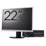 Pachet Calculator Second Hand HP 280 G2 SFF, Intel Core i5-6400 2.70GHz, 8GB DDR4, 500GB HDD, DVD-ROM + Monitor 22&quot; NewTechnology Media