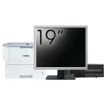 Pachet Calculator Second Hand HP 280 G2 SFF, Intel Pentium G4400 3.30GHz, 8GB DDR4, 500GB HDD, DVD-ROM + Monitor 19" &amp; Imprimanta Brother HL-L6300DW NewTechnology Media