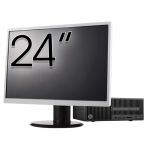 Pachet Calculator Second Hand HP 280 G2 SFF, Intel Pentium G4400 3.30GHz, 8GB DDR4, 500GB HDD, DVD-ROM + Monitor 24&quot; NewTechnology Media