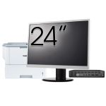 Pachet Calculator Second Hand HP Elitedesk 800 G2 Mini PC, Intel Core i7-6700T 2.80GHz, 8GB DDR4, 128GB SSD + Monitor 24&quot; &amp; Imprimanta Brother HL-L6300DW NewTechnology Media