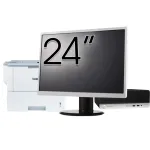 Pachet Calculator Second Hand HP ProDesk 400 G4 SFF, Intel Core i5-7500 3.40GHz, 8GB DDR4, 256GB SSD + Monitor 24" &amp; Imprimanta Brother HL-L6300DW NewTechnology Media