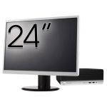 Pachet Calculator Second Hand HP ProDesk 400 G4 SFF, Intel Core i5-7500 3.40GHz, 8GB DDR4, 256GB SSD + Monitor 24&quot; NewTechnology Media