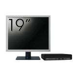 Pachet Calculator Second Hand HP ProDesk 400 G6 Mini, Intel Core i5-10500T 2.30 - 3.80GHz, 8GB DDR4, 256GB SSD + Monitor 19&quot; NewTechnology Media