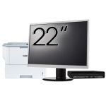 Pachet Calculator Second Hand HP ProDesk 400 G6 Mini, Intel Core i5-10500T 2.30 - 3.80GHz, 8GB DDR4, 256GB SSD + Monitor 22&quot; &amp; Imprimanta Brother HL-L6300DW NewTechnology Media