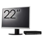Pachet Calculator Second Hand HP ProDesk 400 G6 Mini, Intel Core i5-10500T 2.30 - 3.80GHz, 8GB DDR4, 256GB SSD + Monitor 22&quot; NewTechnology Media