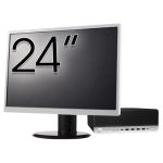 Pachet Calculator Second Hand HP ProDesk 600 G3 SFF, Intel Core i5-6500 3.20GHz, 8GB DDR4, 256GB SSD + Monitor 24&quot; NewTechnology Media