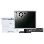 Pachet Calculator Second Hand HP Prodesk 600 G2 Mini PC, Intel Core i5-6500T 2.50GHz, 8GB DDR4, 256GB SSD + Monitor 19&quot; &amp; Imprimanta Brother HL-L6300DW NewTechnology Media