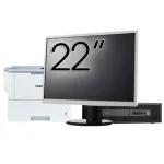 Pachet Calculator Second Hand HP Prodesk 600 G2 SFF, Intel Core i3-6100 3.70GHz, 8GB DDR4, 240GB SSD + Monitor 22" &amp; Imprimanta Brother HL-L6300DW NewTechnology Media