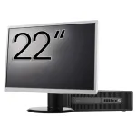 Pachet Calculator Second Hand HP Prodesk 600 G2 SFF, Intel Core i3-6100 3.70GHz, 8GB DDR4, 240GB SSD + Monitor 22" NewTechnology Media