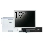 Pachet Calculator Second Hand HP Prodesk 600 G2 SFF, Intel Core i5-6500 3.20GHz, 8GB DDR4, 256GB SSD + Monitor 19" &amp; Imprimanta Brother HL-L6300DW NewTechnology Media