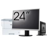 Pachet Calculator Second Hand HP T520 Mini PC, AMD GX-215JJ 1.50GHz, 4GB DDR3, 32GB Flash + Monitor 24&quot; &amp; Imprimanta Brother HL-L6300DW NewTechnology Media