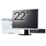 Pachet Calculator Second Hand LENOVO M700 SFF, Intel Core i5-6400 2.70GHz, 8GB DDR4, 256GB SSD + Monitor 22&quot; &amp; Imprimanta Brother HL-L6300DW NewTechnology Media