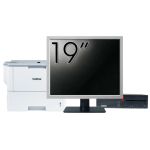 Pachet Calculator Second Hand LENOVO M700 SFF, Intel Core i5-6500 3.20GHz, 8GB DDR4, 256GB SSD, DVD-RW + Monitor 19&quot; &amp; Imprimanta Brother HL-L6300DW NewTechnology Media
