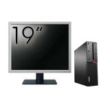 Pachet Calculator Second Hand LENOVO M910 SFF, Intel Core i5-6500 3.20GHz, 8GB DDR4, 256GB SSD + Monitor 19&quot; NewTechnology Media