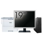 Pachet Calculator Second Hand LENOVO S510 SFF, Intel Core i5-6500t 3.20GHz, 8GB DDR4, 128GB SDD + Monitor 19&quot; &amp; Imprimanta Brother HL-L6300DW NewTechnology Media